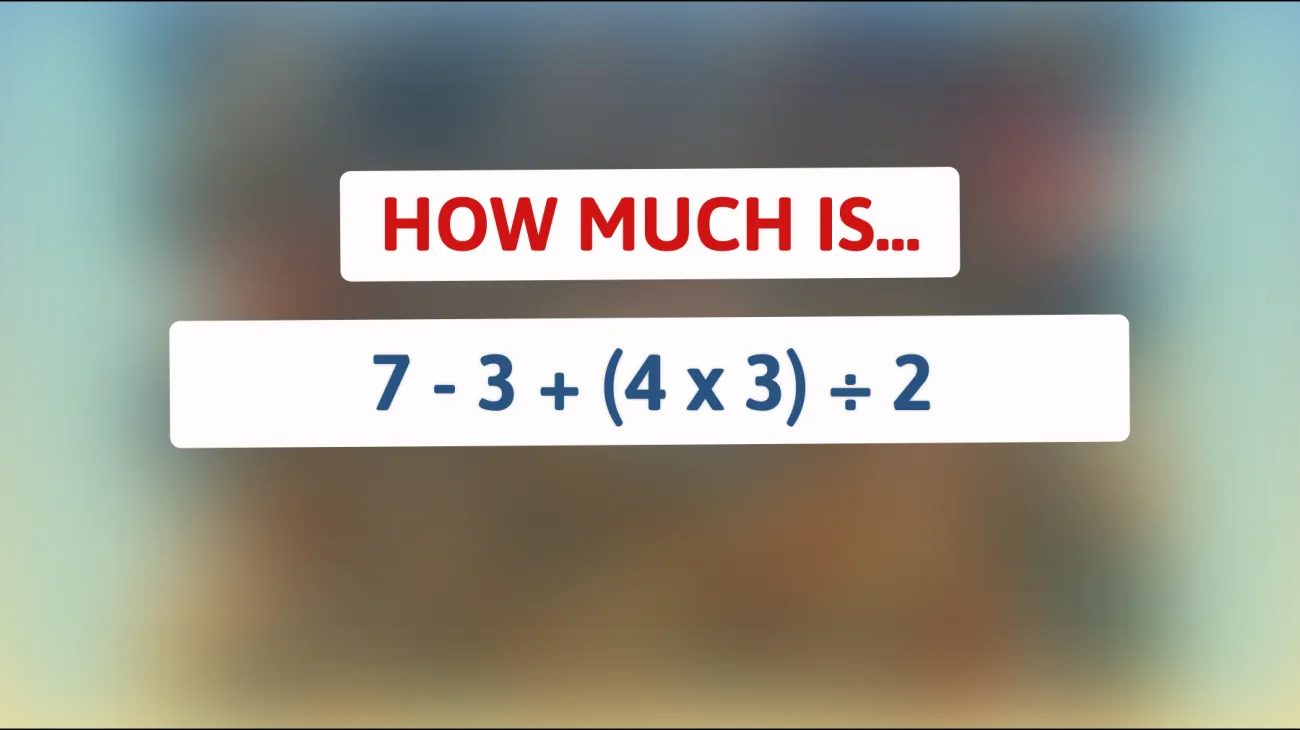 Can You Solve This Equation That Most Geniuses Get Wrong? Test Your IQ Now!"