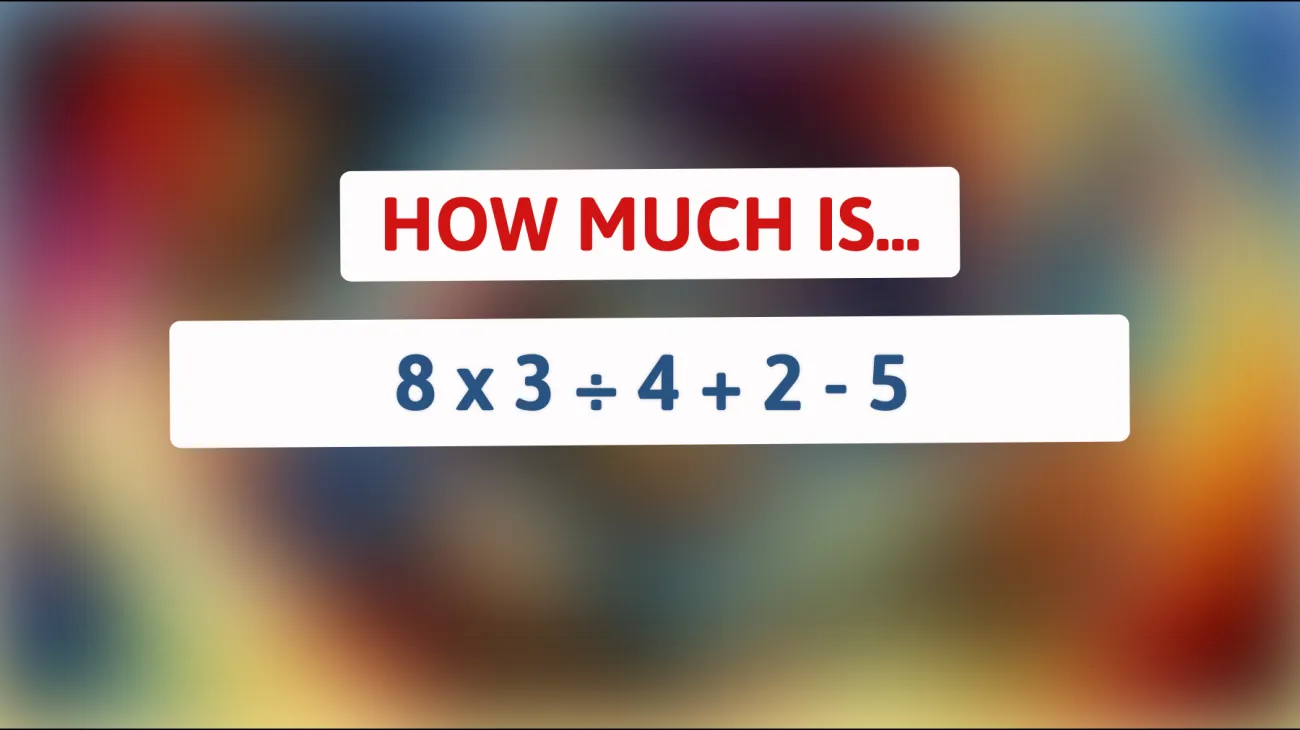 Can You Solve This Math Riddle That Only Geniuses Get Right? Test Your Brainpower!"